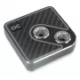 Bloco de água Alphacool Core 1 Aurora Carbon Brass Copper Nickel Black 72mm