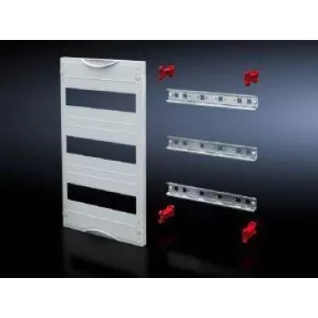 Rittal ISV SV 9666.300 Módulo de equipamento para calha DIN, 500 x 450 mm, chapa de aço, cinzento (RAL 7035)