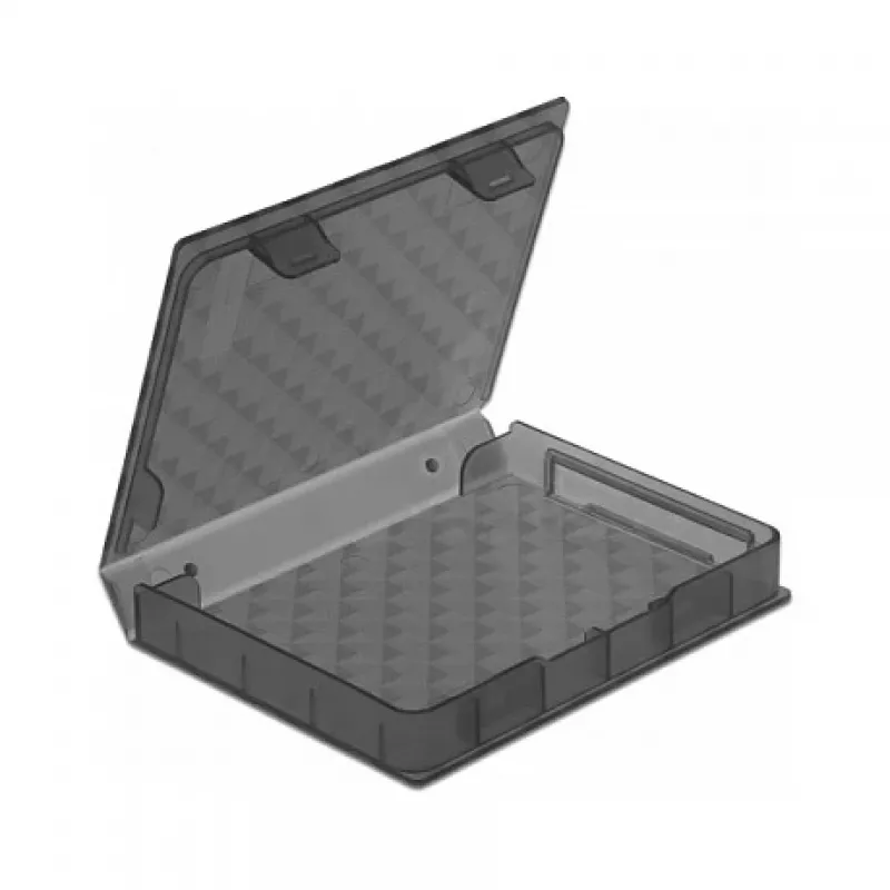 Delock Protection Box - caixa de proteção para disco rígido - capacidade: 1 disco (2,5) - cinzento (18368)