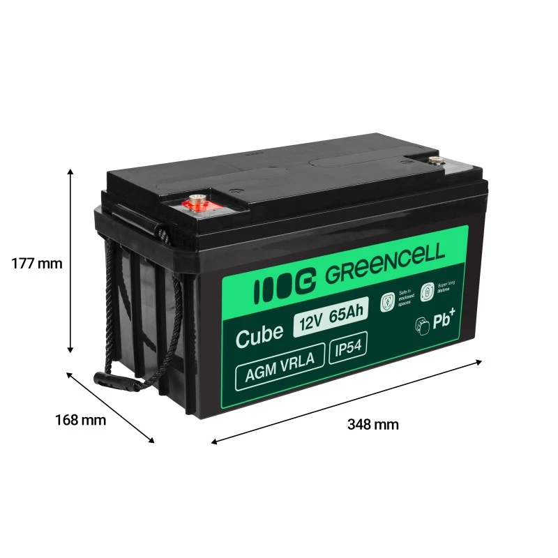 Bateria AGM VRLA 12V 65Ah IP54