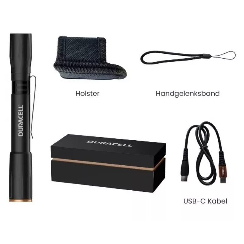 Lanterna Duracell DF400R caixa de oferta preta