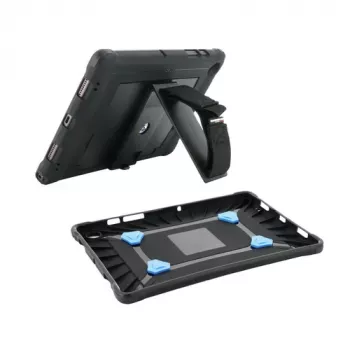 Mobilis PROTECH - capa traseira para tablet - com suporte e alça de mão, reforçada - preto - para Apple iPad de 10,9 polegadas (10.ª geração) (067009)