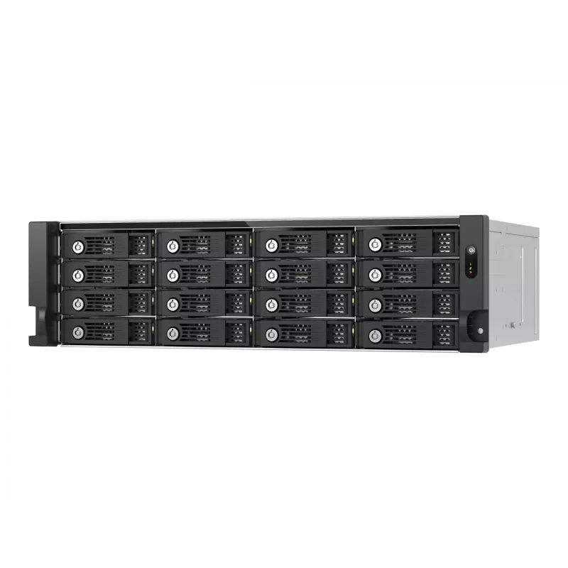 QNAP - TL-R1600PES-RP - Conjunto de discos - 16 baías (SATA-600 / SAS-3) SAS 12Gb/s (externo) montagem em rack 2U