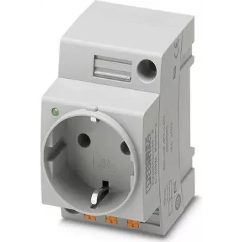 Tomada para armário elétrico Phoenix Contact EO-CF/PT/LED cinzento 1 unid. (804040)