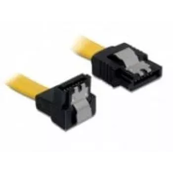 Cabo SATA ficha/ficha DeLOCK 0,2 m amarelo