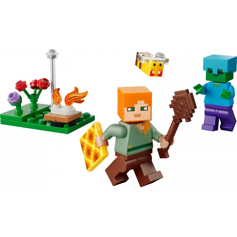 Bricks Minecraft 30732 O conflito da fogueira de Alex