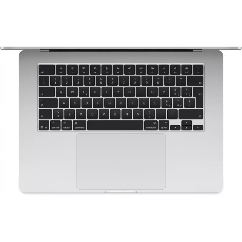 MacBook Air Z1H0 38,91 cm 15,3 polegadas M4 10C CPU/10C GPU/16C N.E. 24 GB 512 GB SSD 70 W USB-C DE – prateado
