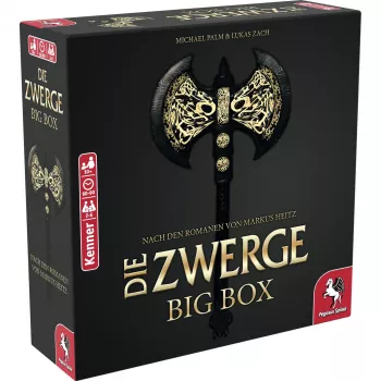 Pegasus Spiele 51933G jogo de tabuleiro The Dwarves