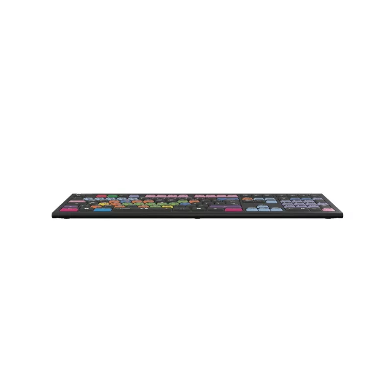 Teclado Logickeyboard LKB-FLS-A2PC-DE Universal USB QWERTZ alemão preto