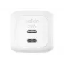 Carregador de parede Belkin WCH019KQWH 50W Dual USB-C PD PPS