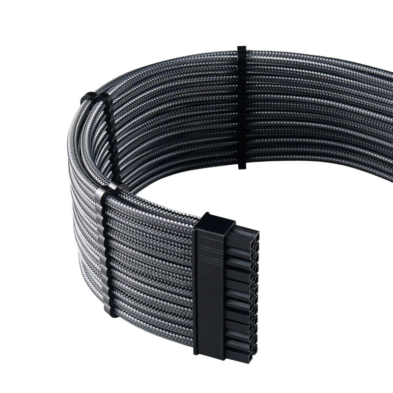 Conjunto de extensão de cabo CableMod PRO ModMesh 12VHPWR - carbono
