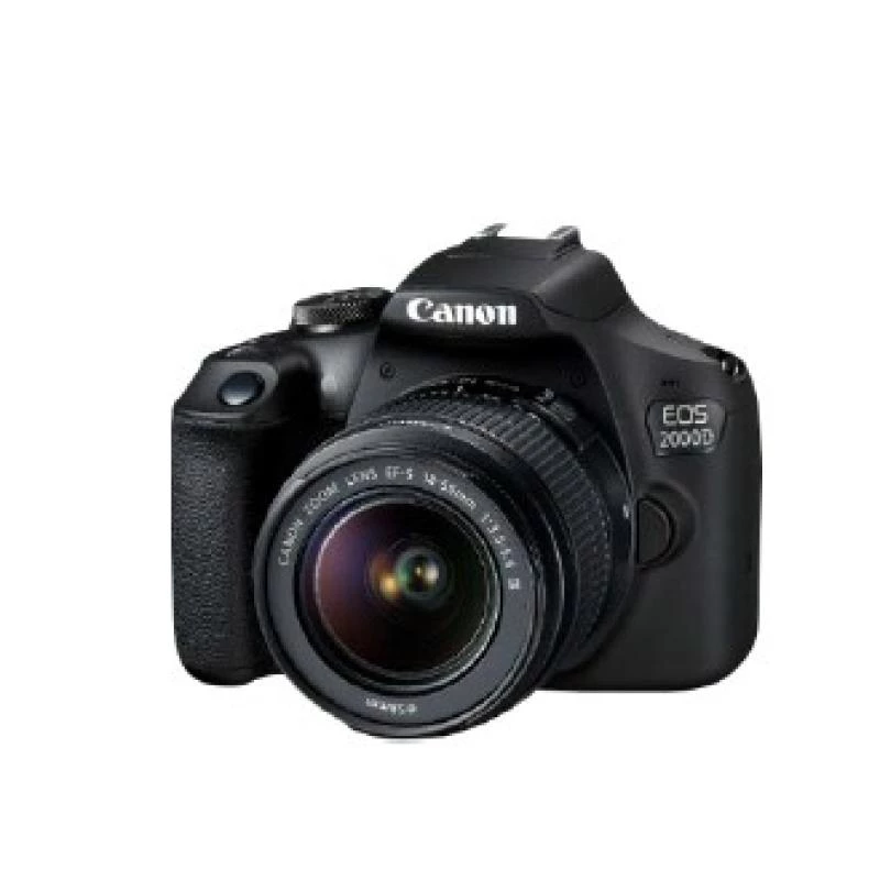 Canon EOS 2000D BK 18-55 IS II EU26 kit de câmara DSLR 24,1 MP CMOS 6000 x 4000 píxeis preto