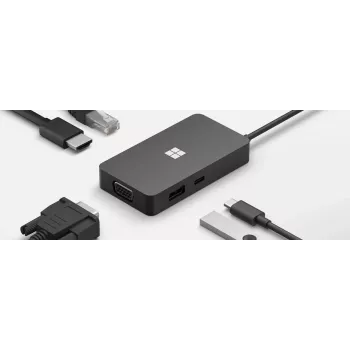 Dock para portátil Microsoft 1E4-00002 Preto