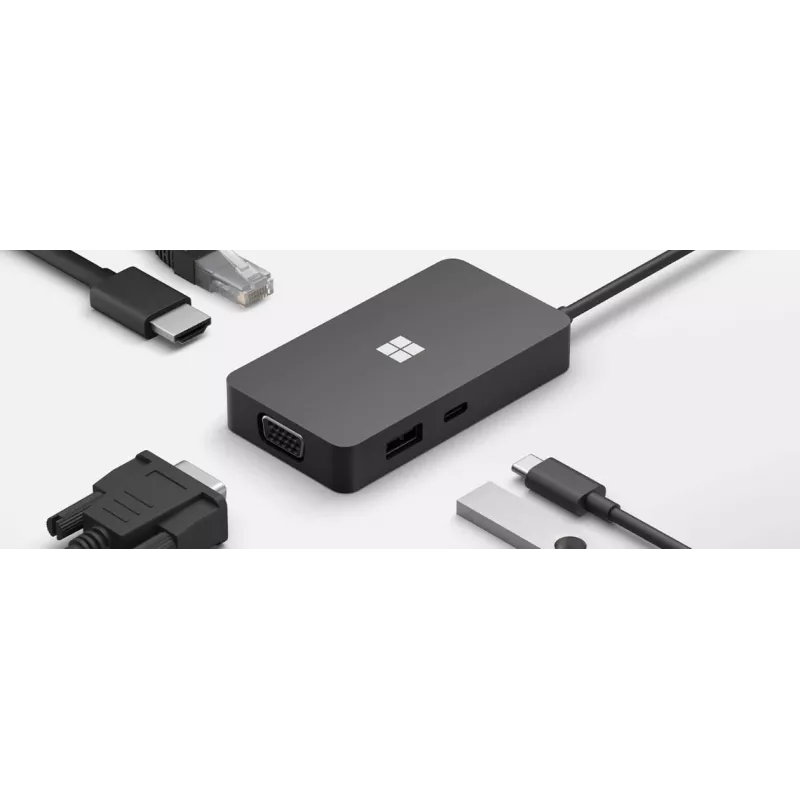Dock para portátil Microsoft 1E4-00002 Preto