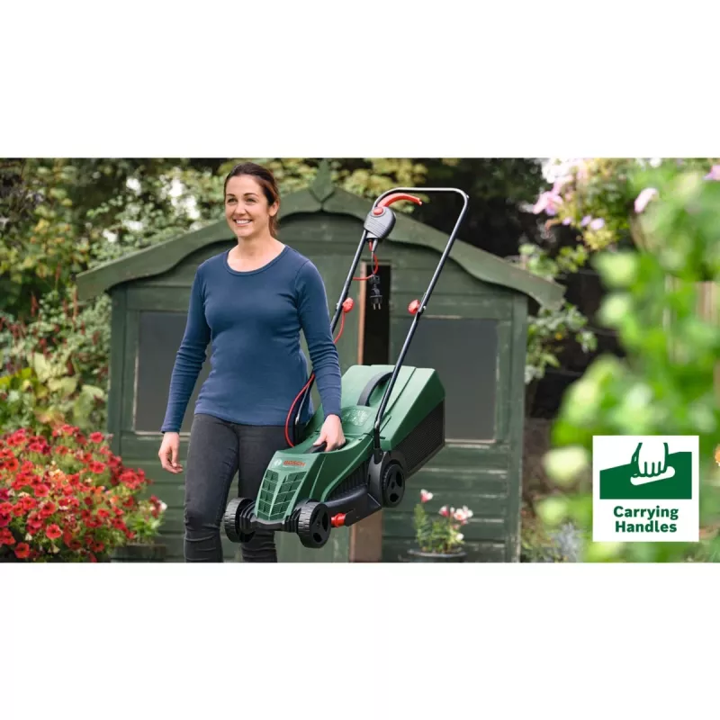 Corta-relvas manual Bosch EasyRotak 32-205 com fio verde