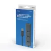 Hub USB-A SAVIO com RJ-45 Gigabit Ethernet AK-57 — 3× USB-A + RJ-45, USB 3.2 Gen 1 Micro‑B host, 5 Gbit/s, 4 portas, cinzento