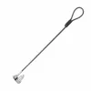 DICOTA D32068 cadeado de cabo universal mini para portátil, 0,3 m, 3 cabeças intermutáveis, prateado