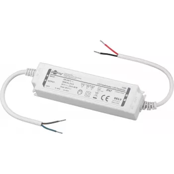 Transformador LED Goobay 24 V DC 60 W IP67 - transformador de tensão constante CV para o (74769)