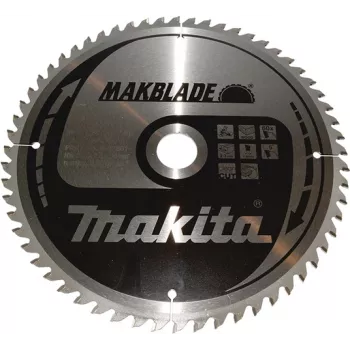Makita MAKBLADE - Disco de serra circular - para madeira - 260 mm - 60 dentes - para Makita LF1000 (B-32801)
