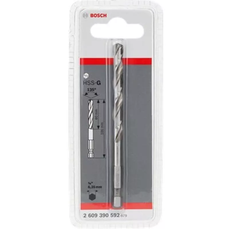 Bosch Progressor for Wood and Metal 2 608 584 676 broca piloto, haste sextavada, 80 mm
