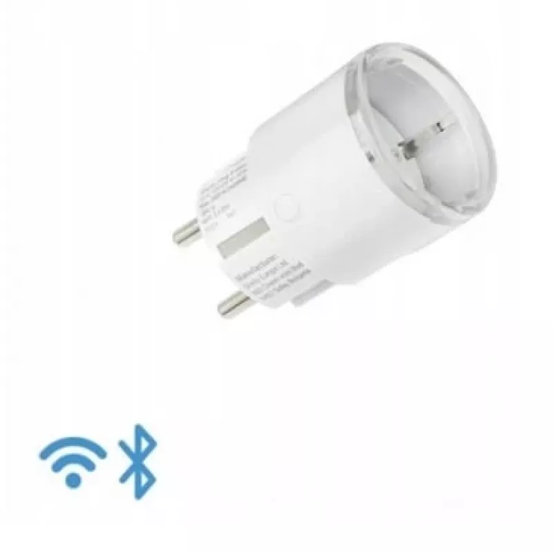 Tomada inteligente Shelly Plug S Gen3 — tomada inteligente Wi-Fi com monitorização de energia, tipo F, 110–230 V, 2500 W, branca