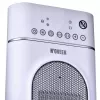 Aquecedor elétrico cerâmico NOVEEN PTC3000, 2000 W (1200 W mín.), indicador LED, temporizador, comando, oscilação, branco