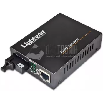 Conversor WDM Fast Ethernet Lightwin 100Base-LX, monomodo, conversor de mídia 20KM (LWC-10/100-SF-S20-A)