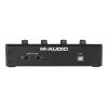 Interface de áudio M-Audio M-Track Duo — USB 2-in/2-out, 16-bit/48 kHz, 1x XLR/TS combo, 1x entrada de instrumento, alimentação fantasma 48V