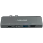 Leitor de cartões SD Canyon DS-5 USB 2.0 Type-C cinzento 60 Hz