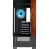 Cooler Master Elite 690 Caixa de PC, Midi-Tower, ATX, Vidro Temperado - 4 ventoinhas ARGB, Madeira, preto