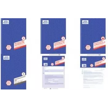 Folhas de formulário de consentimento Avery Zweckform 1782 A4 – formulários de consentimento imprimíveis, 2 blocos de 40 folhas