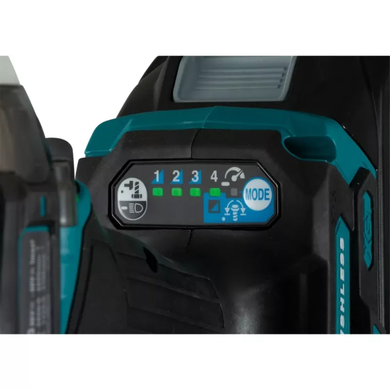Chave de impacto a bateria TW004GD201 XGT, 1/2 polegadas, 40 volts (azul/preto, 2x bateria de iões de lítio 2,5 Ah, em MAKPAC tamanho 2)