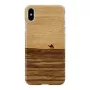 Capa para smartphone man and wood para iPhone XS Max — terra branco