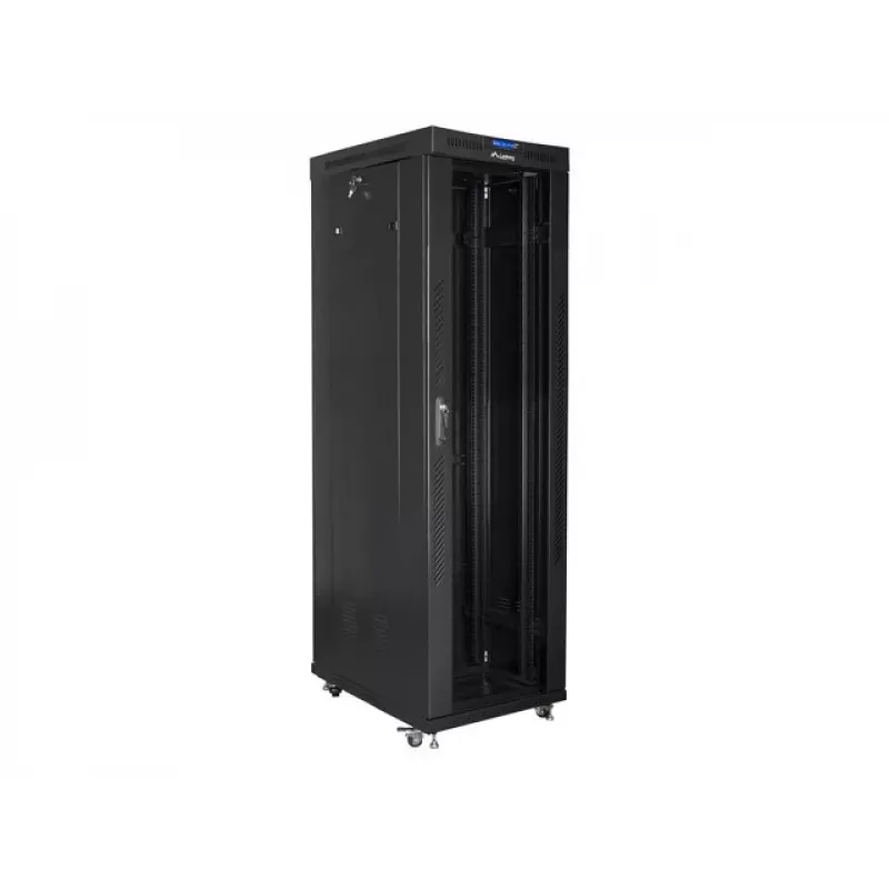 Armário rack Lanberg FF01-6042-12BL 42U rack autónomo preto