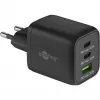 Goobay 64753 Carregador para dispositivos móveis Auscultadores - Smartphone - Tablet preto AC carregamento rápido interior (64753)