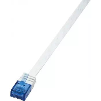 Cabo de rede RJ45 LogiLink CAT 6 U/UTP 2,00 m branco LogiLink (CF2051U)