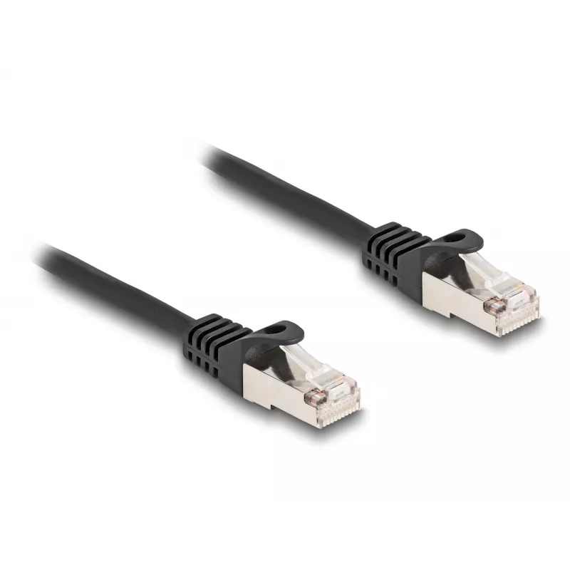 Cabo DeLOCK RJ50 macho para RJ50 macho S/FTP 0,5 m preto