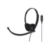 Koss CS200 Headset USB com fios de arco de cabeça para chamadas/música USB Type-A Preto