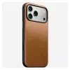 Capa para telemóvel Nomad Modern Leather Case Cover para iPhone 17 Pro Max, 17,5 cm (6,9 polegadas), Tan, couro + PC/TPU