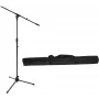 Suporte de microfone Omnitronic MS-2 com braço articulado, preto