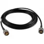 ALLNET ANT-CAB-NM-NM-500 5m N-Typ preto cabo coaxial