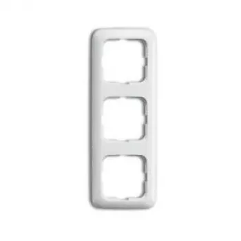 Moldura Busch-Jaeger BJ - Reflex SI, 3 módulos, branco alpino, modelo 2513-214