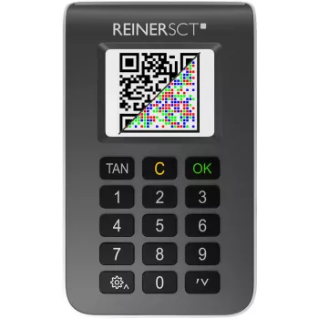 ReinerSCT tanJack photo QR - gerador de TAN - antracite