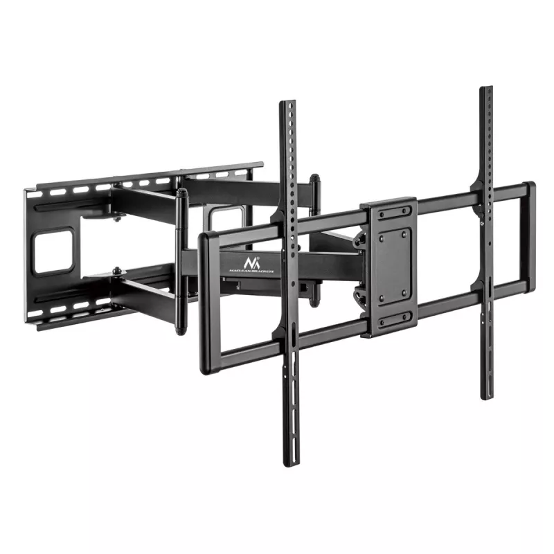 Suporte de parede para TV Maclean MC-482 para televisores planos e curvos 60-120 polegadas até máx. 120 kg, VESA 900x600, orientável, inclinável e rotativo, suporte de TV universal