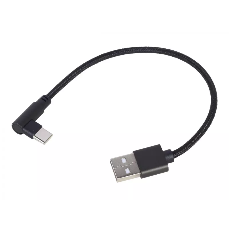 Cabo USB 2.0 para USB-C em ângulo / CC-USB2-AMCML-0,2M GEMBIRD