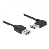 Cabo USB DeLOCK 5m USB 2.0 A macho/macho 90°