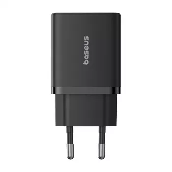 Fonte de alimentação Baseus P10111404113-00 Cube USB-C / USB-A 30W preta