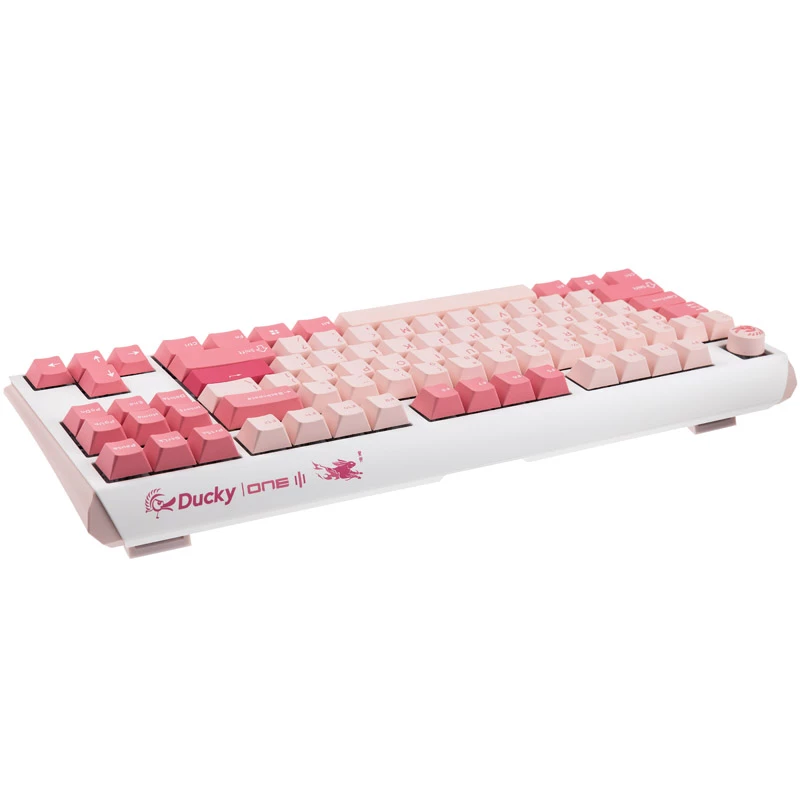 Teclado Ducky One 3 TKL Gaming USB QWERTY Inglês Rosa