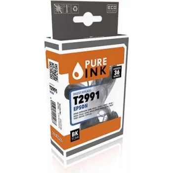 PURE INK EPST2991BK PI EPSON T2991 XP Tinta preta HC reconstruída 470 páginas chip 11,3 ml (EPST2991BK) - Compatível - Preto