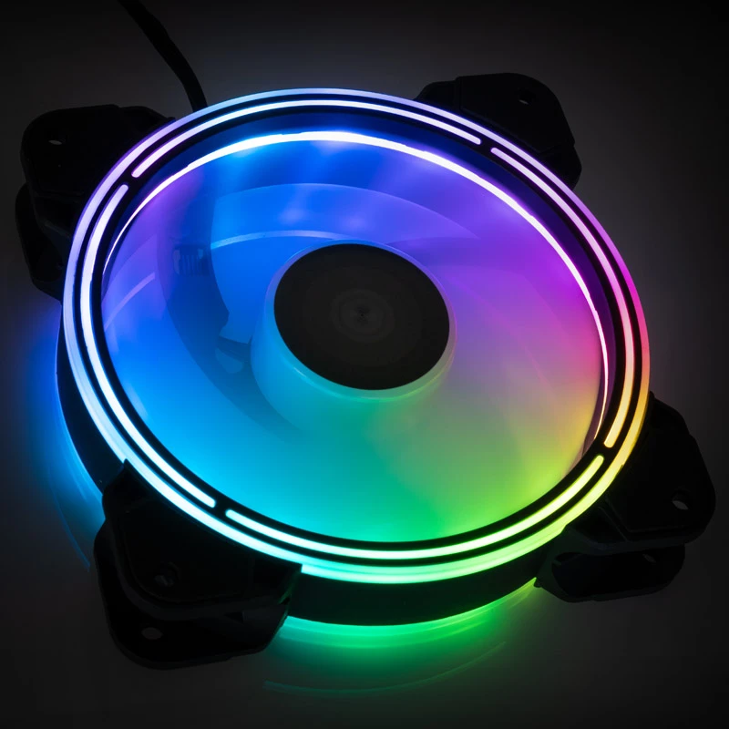 Ventoinha de caixa XSPC 120mm ARGB PWM, RGB Series 2, 120 mm